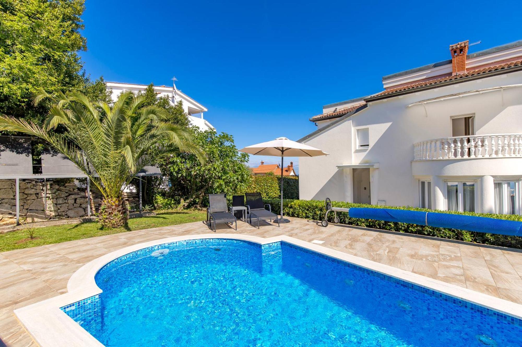Villa Garden Apartment With Pool Opatija Exterior foto